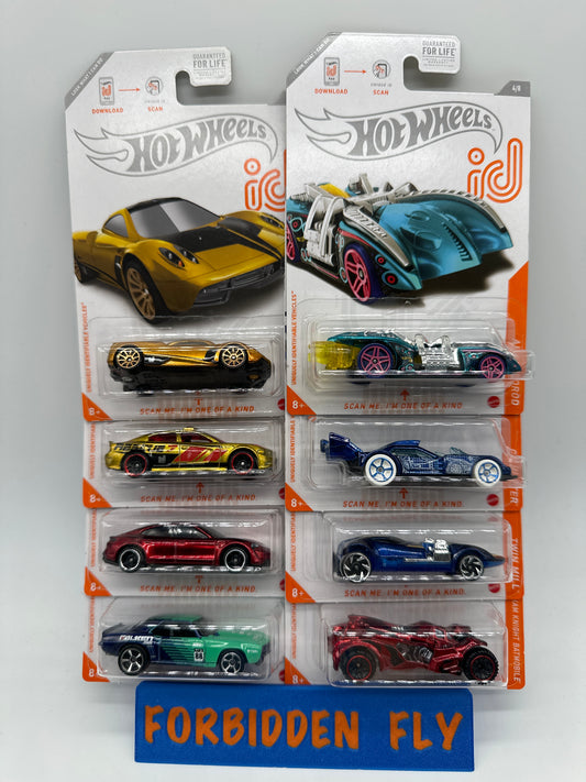 Hot Wheels 2021 Chase Series Carded ID Car - Complete Set of 8