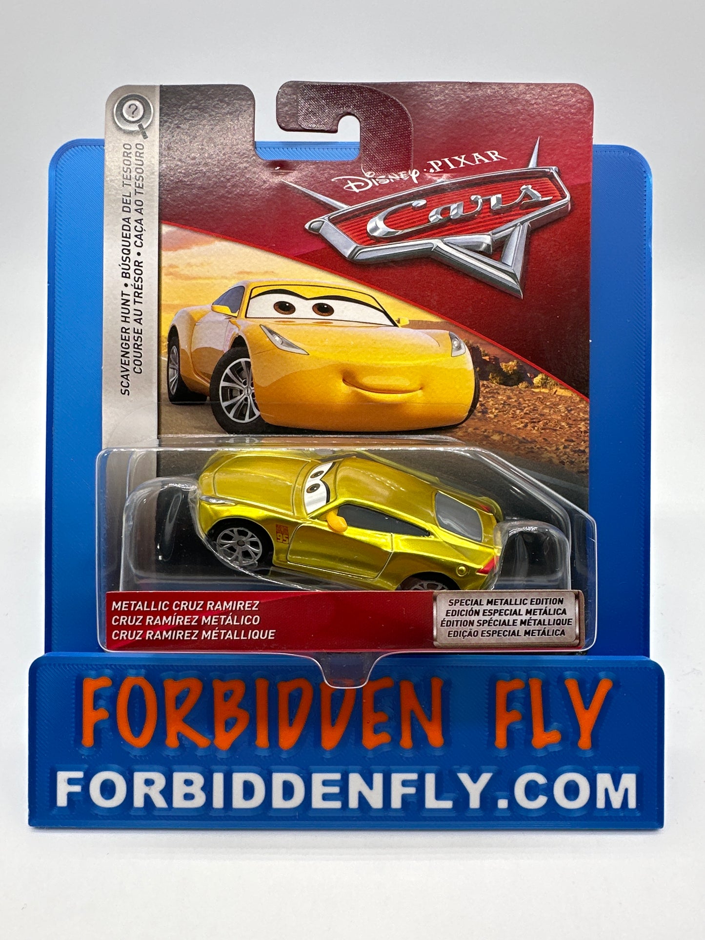 Disney Pixar Cars Movie - Scavenger Hunt Chase - Metallic Cruz Ramirez