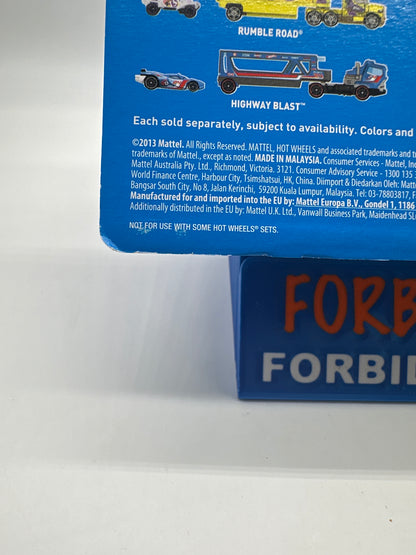 Hot Wheels - 2013 City - Road Roller w/ Teal Bone Shaker