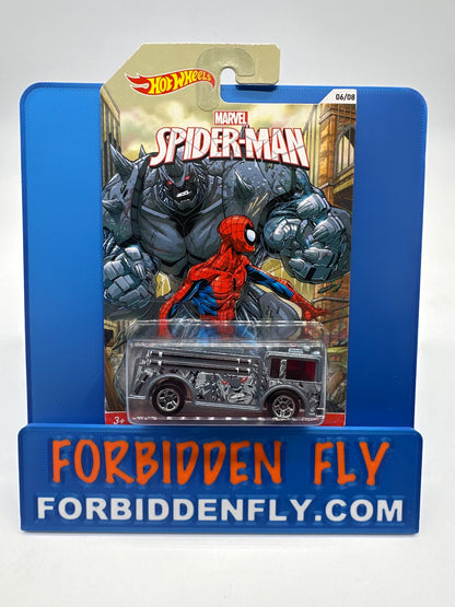 Hot Wheels - 2013 Wal Mart Exclusive Marvel Spider-Man Series - Complete Set of 8