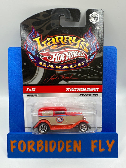 Hot Wheels Premium - Larry’s Garage Series #8/20- Red & Tan ‘32 Ford Sedan Delivery