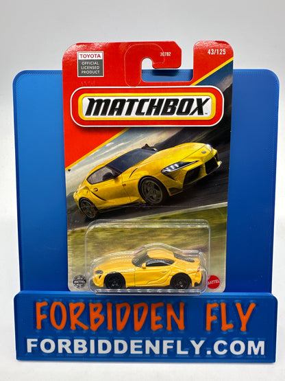 Matchbox 2025 - #43/125 - 2023 Toyota GR Supra - Yellow