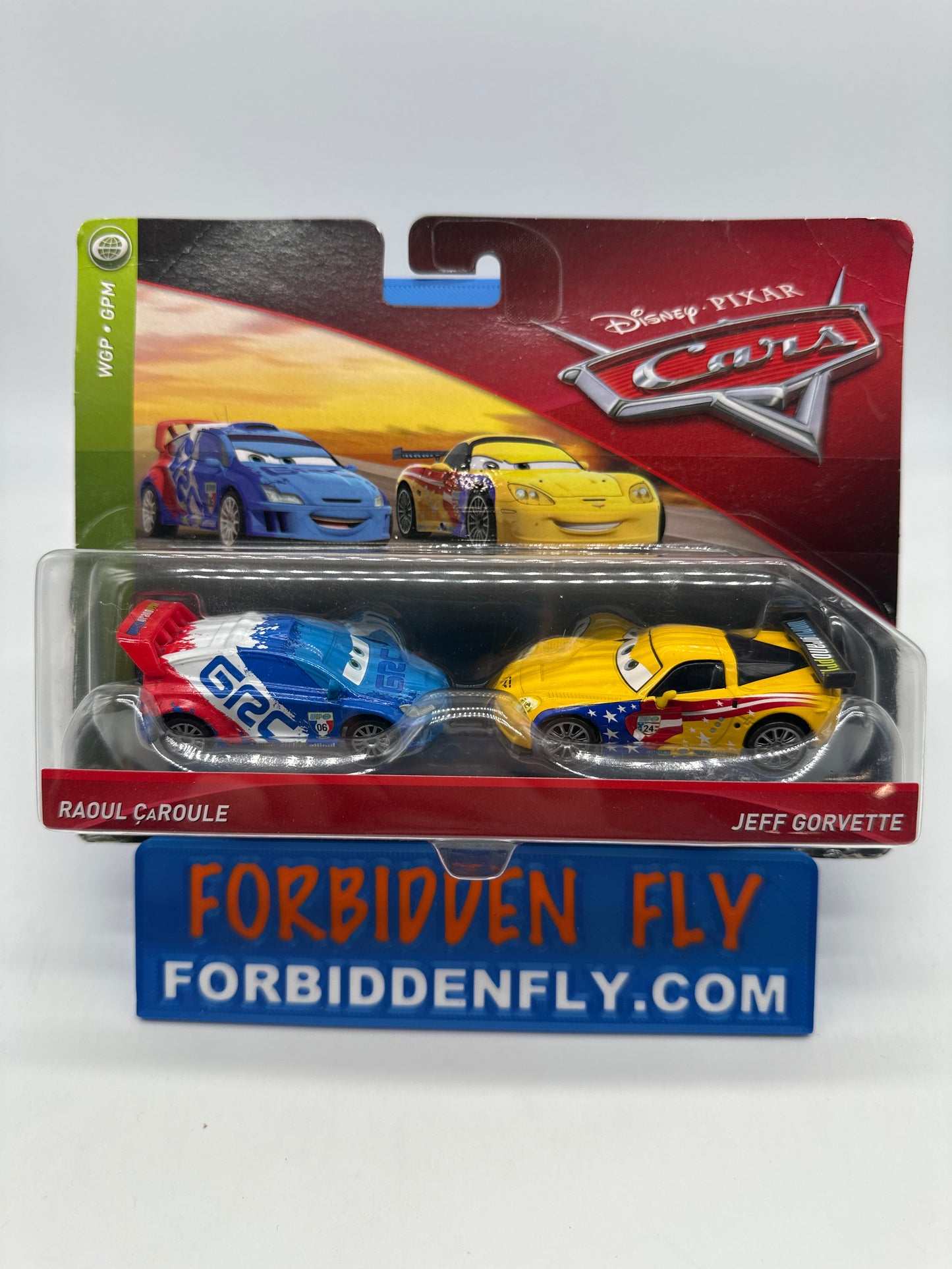 Disney Pixar Cars Movie - WGP Series (Two) 2 Pack - Raoul Caroule & Jeff Gorvette