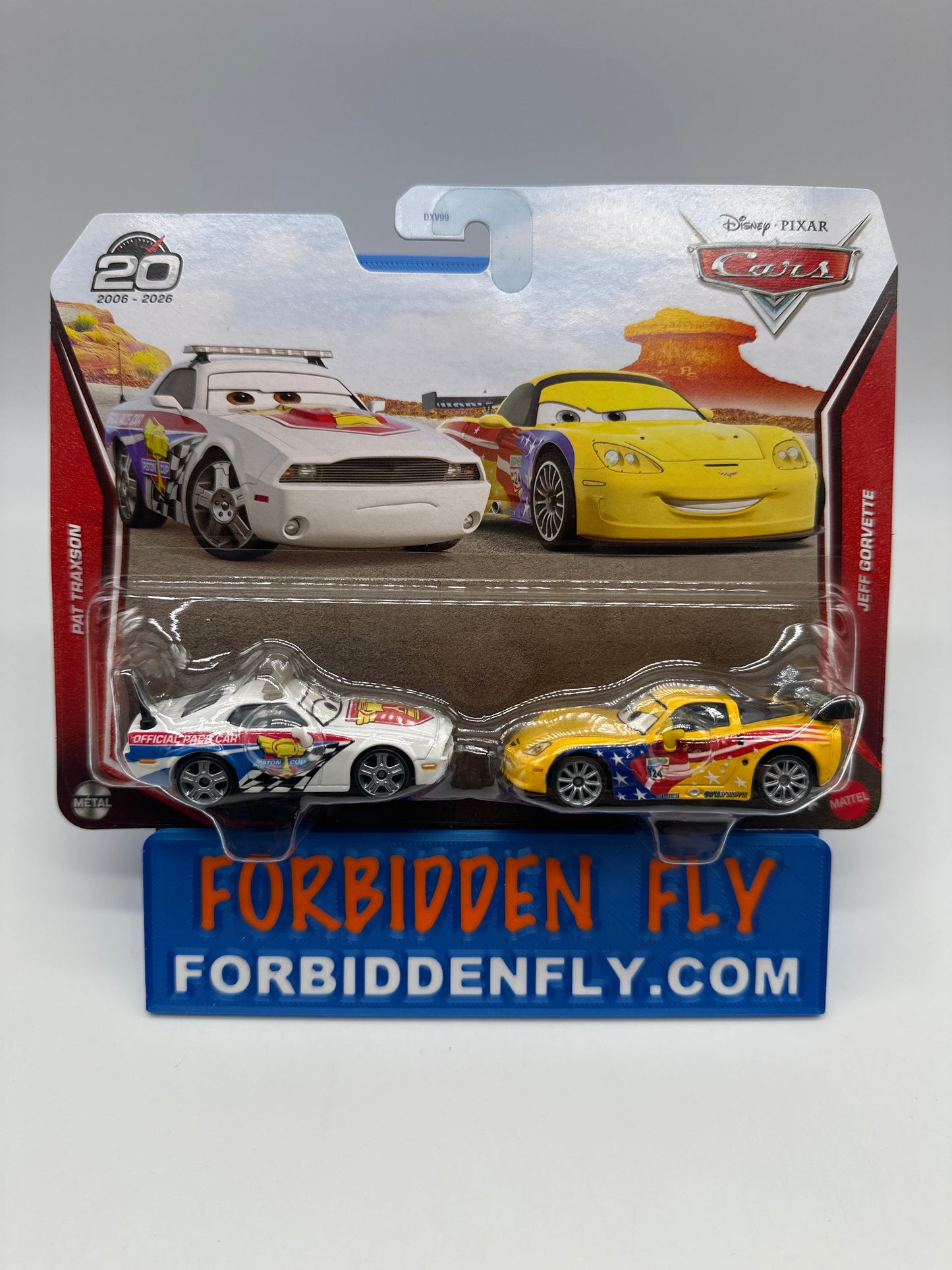Disney Pixar Cars 2026 - 20 Year Anniversary Release (Two) 2 Pack - Pat Traxson & Jeff Gorvette