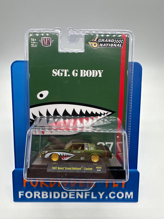 M2 Machines Sgt. G Body Acrylic - HS55 - Green 1987 Buick Grand National - Chase
