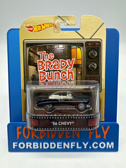 Hot Wheels 2015 Retro Entertainment Premium Single - The Brady Bunch - ‘56 Chevy (Movie Reel Packaging)