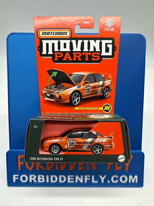 Matchbox Moving Parts Series - Matchbox Super Chase - 1996 Mitsubishi Evo IV