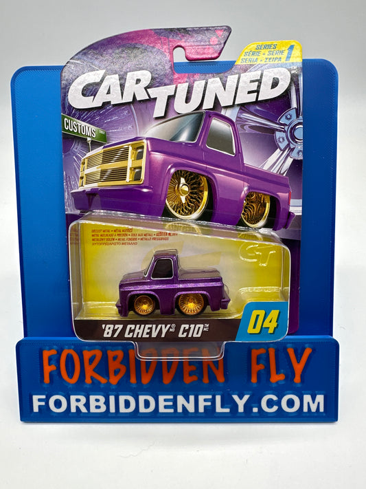 CarTuned - Hobby Exclusive - Series 1 - #4 - Purple ‘87 Chevy C10