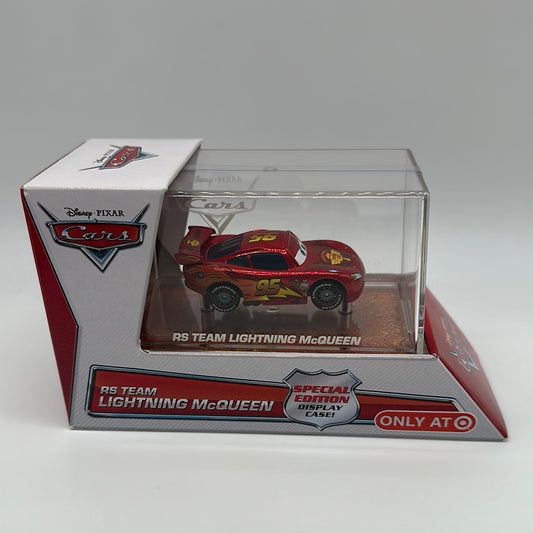 Disney Pixar Cars Movie - Target Exclusive - RS Team Lightning McQueen in Display Case