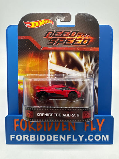 Hot Wheels 2014 Retro Entertainment Premium Single - Need for Speed - Koenigsegg Agera R (Movie Reel Packaging)