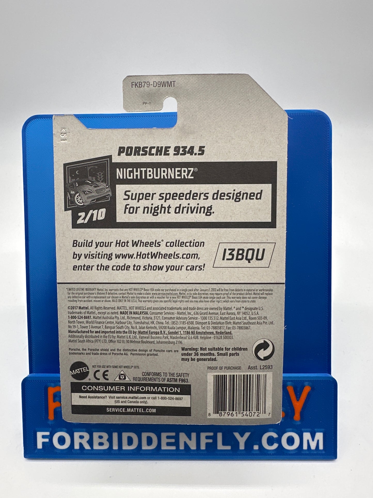 Hot Wheels Mainline - Factory Stickered 2018 - Exclusive Zamac Edition #5/18 - Porsche 934.5