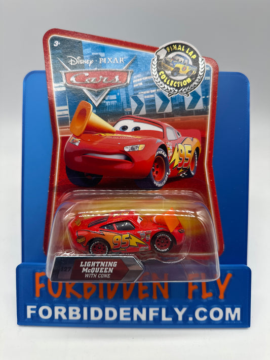 Disney Pixar Cars Movie - Final Lap Collection Series - Lightning McQueen with Cone