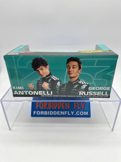 Hot Wheels 2025 Formula 1 Premium Series - Two Pack - Mercedes-AMG PETRONAS Formula 1 One (F1) Team (#63 George Russell & #13 Kimi Antonelli)