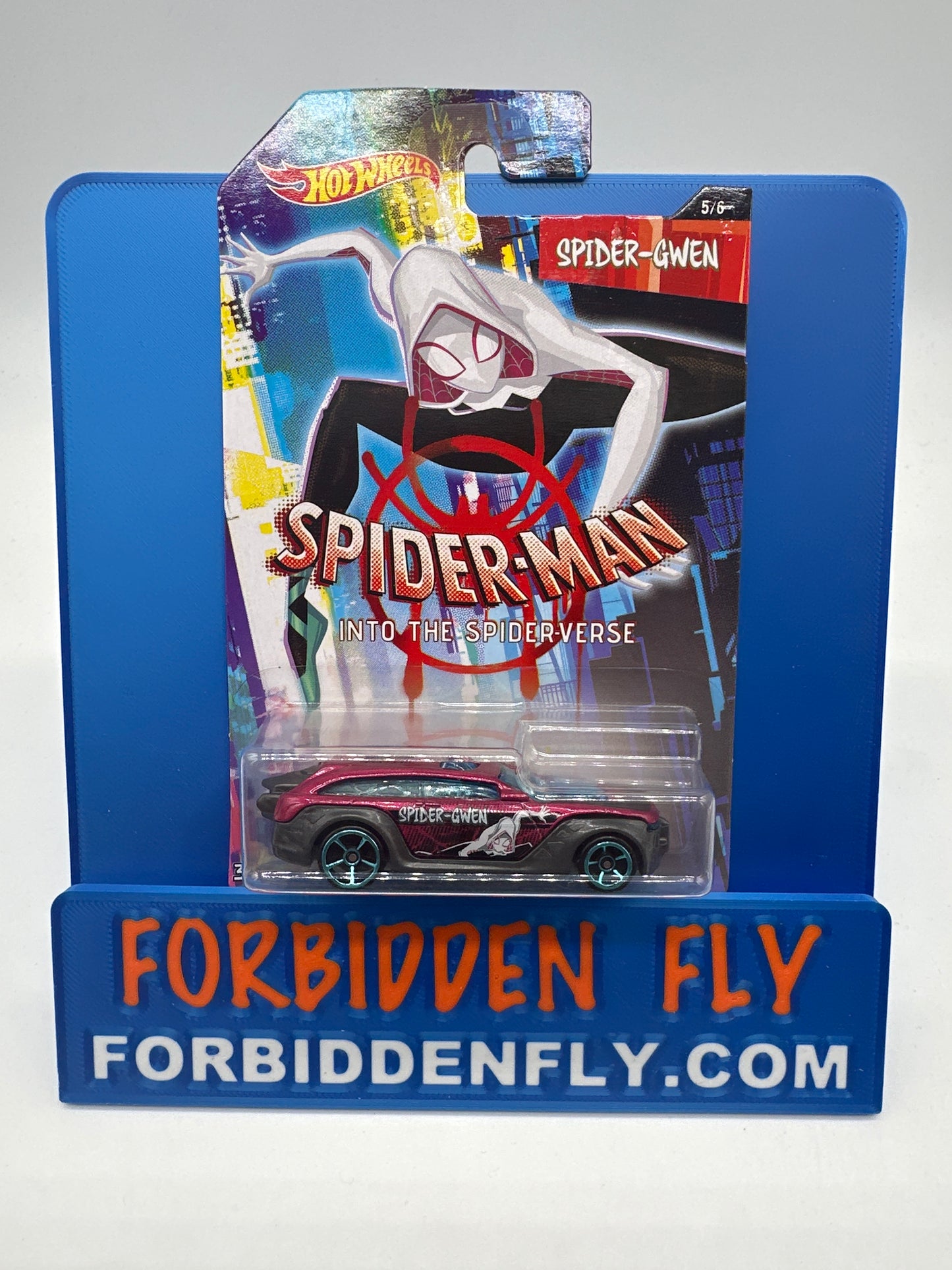 Hot Wheels - 2018 Wal Mart Exclusive Marvel Spider-Man Into The Universe Series - Complete Set of 6
