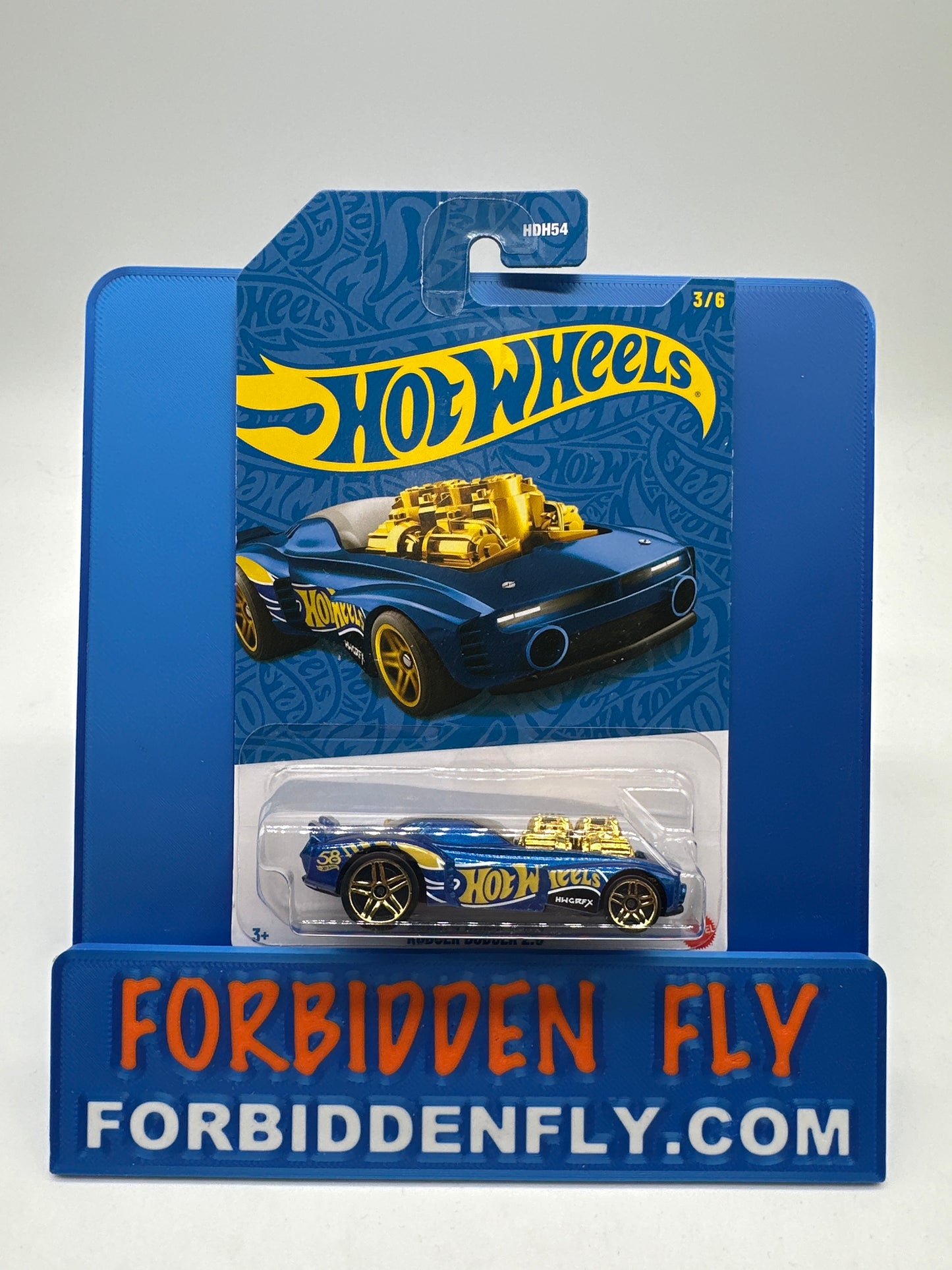 Hot Wheels Mainline - 2026 Blue & Gold 58th Anniversary Wave 2 - Set of 6