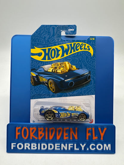Hot Wheels Mainline - 2026 Blue & Gold 58th Anniversary Wave 2 - Set of 6