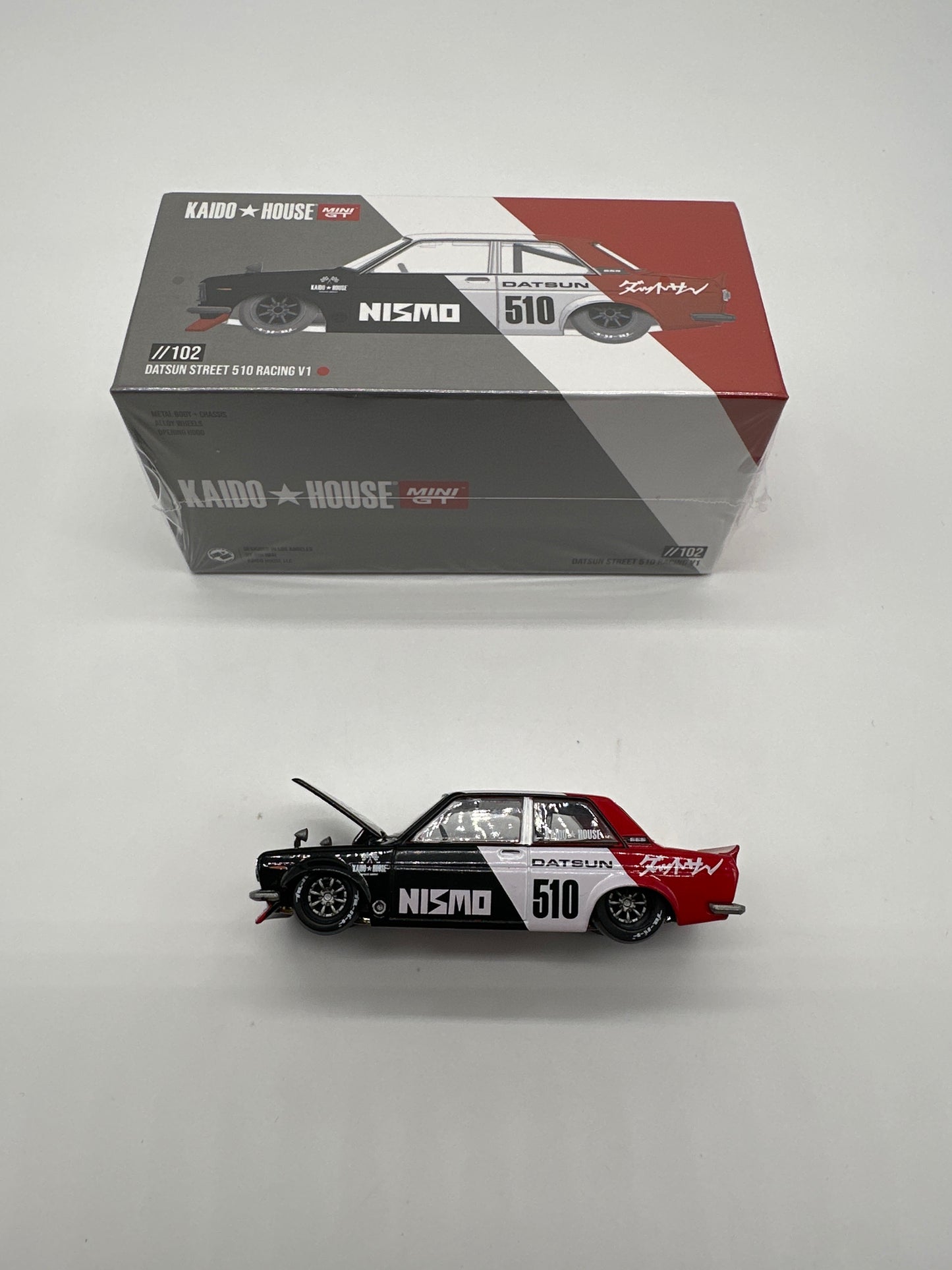 Kaido House (x MiniGT) - Regular Release #102 - Datsun Street 510 Racing V1
