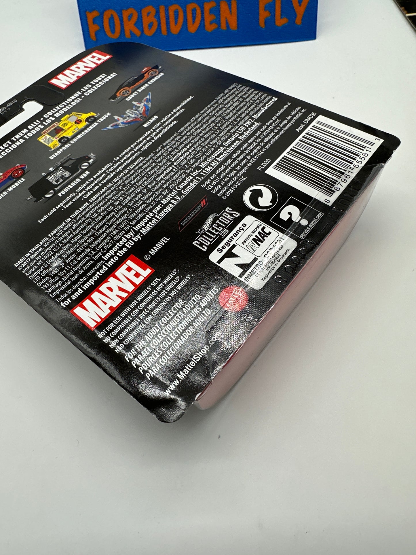 Hot Wheels 2018 Retro Entertainment Premium Single - Marvel Ghost Rider Charger (Movie Reel Packaging)