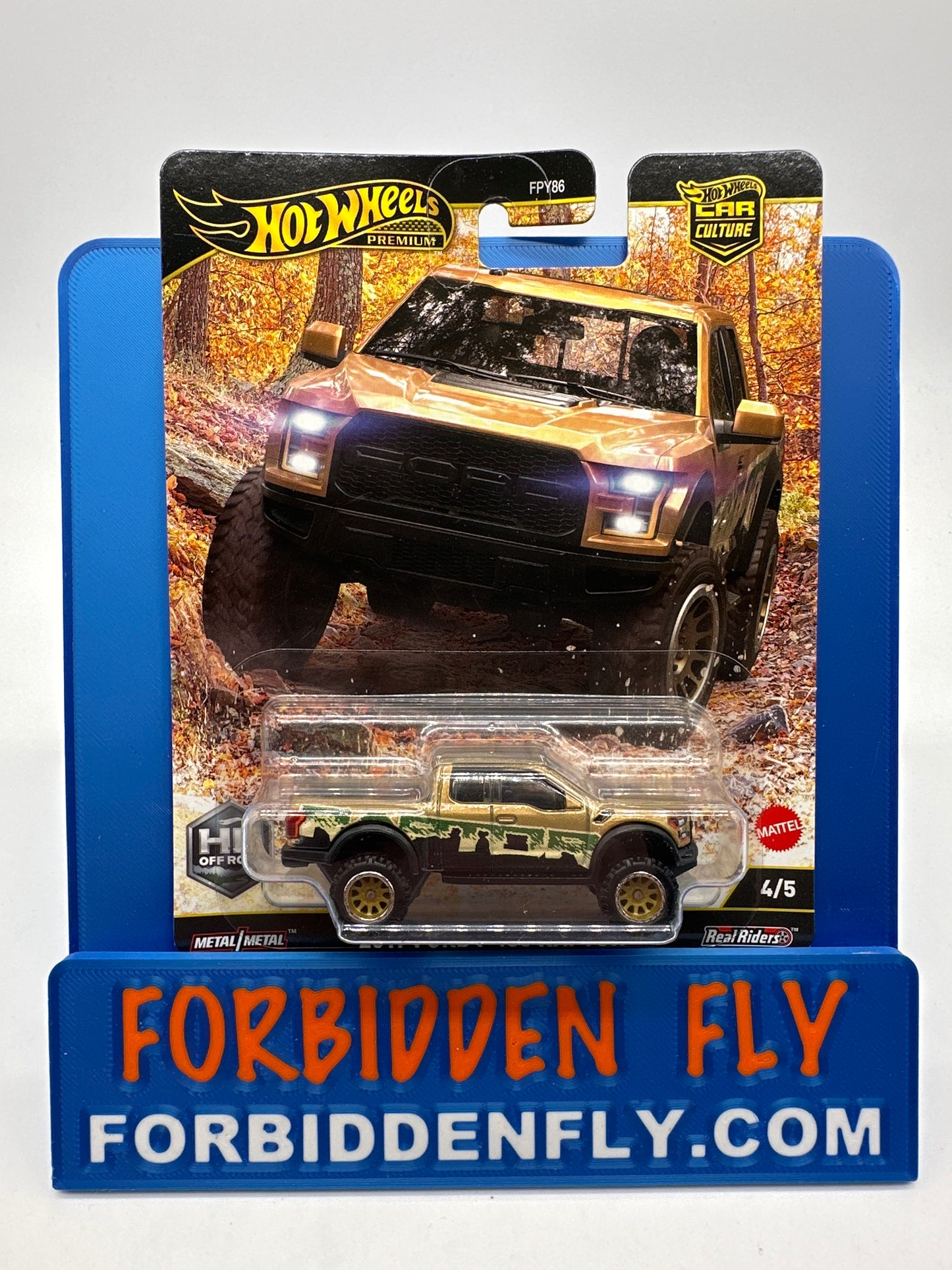 Hot Wheels Car Culture Premium - 2025 HW Off Road Series - #4/5 - 2017 Ford F-150 Raptor