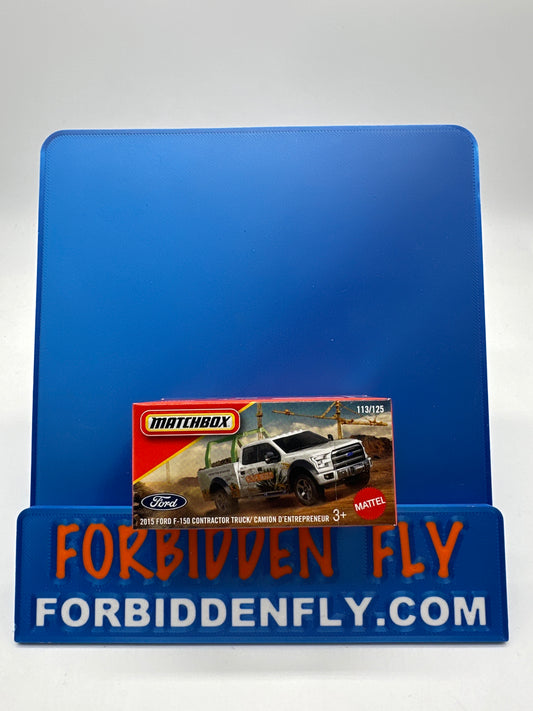 Matchbox Power Grabs 2025 - #113/125 - 2015 Ford F-150 Contractor Truck - White