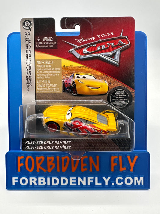 Disney Pixar Cars Movie - Scavenger Hunt Chase With Rubber Tires - Rust-Eze Cruz Ramirez
