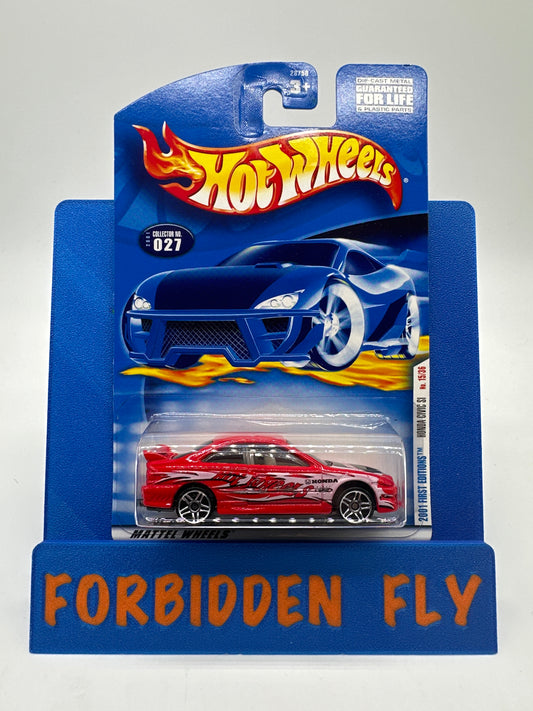 Hot Wheels 2001 First Edition - Honda Civic Si - Red