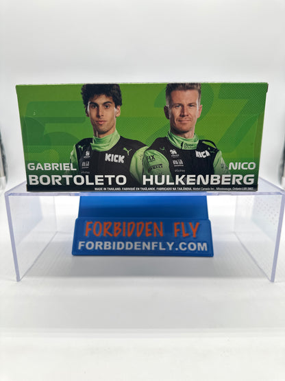 Hot Wheels 2025 Formula 1 Premium Series - Two Pack - Kick Sauber Formula 1 One (F1) Team (#27 Nico Hulkenberg & #5 Gabriel Bortoleto)