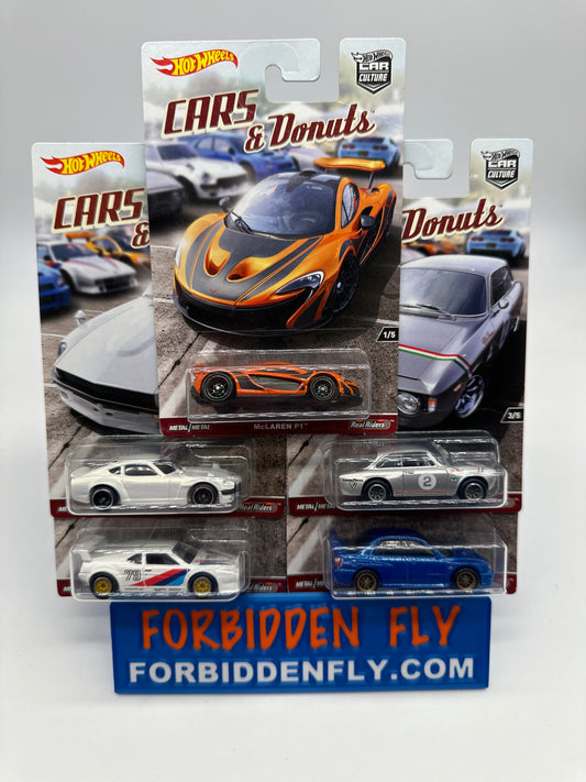 Hot Wheels Car Culture - Cars & Donuts - Premium Set of 5