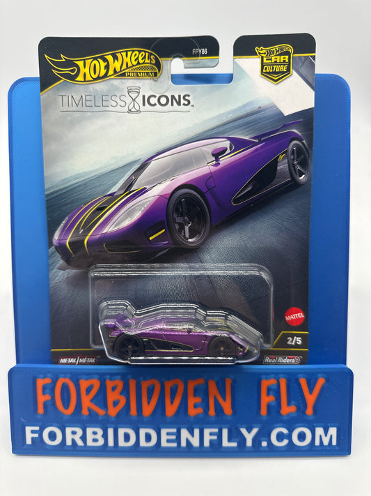 Hot Wheels Car Culture Premium - Timeless Icons Series Single - #2/5 - Koenigsegg Agera R