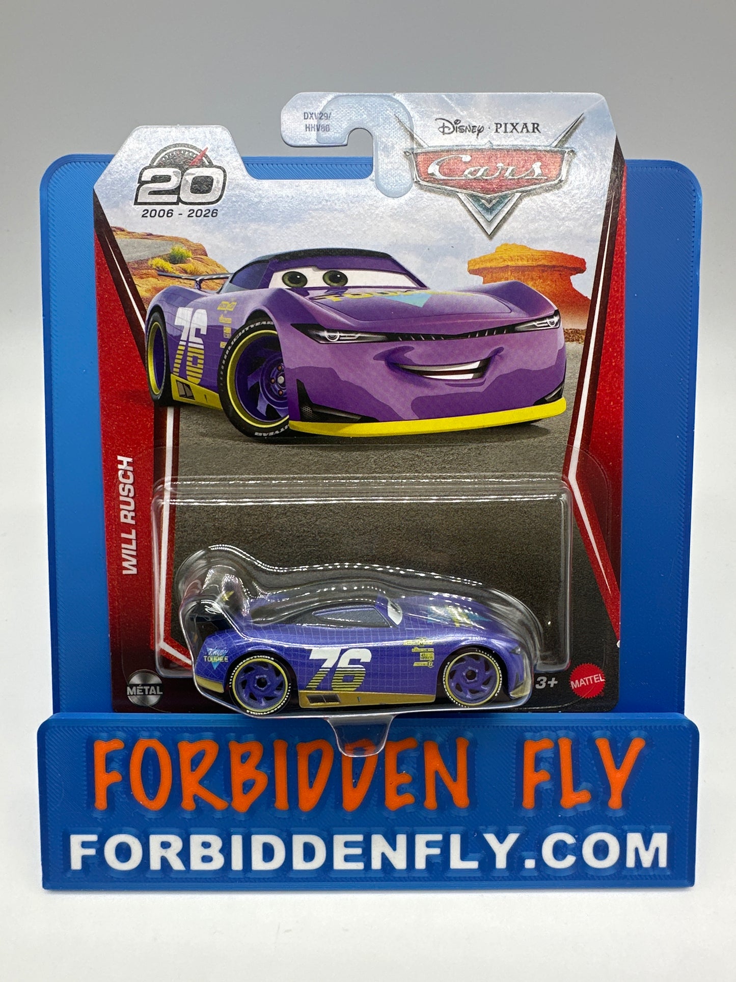 Disney Pixar Cars Movie - 20 Year Anniversary Release - Will Rusch (#76 Next Gen Racer)
