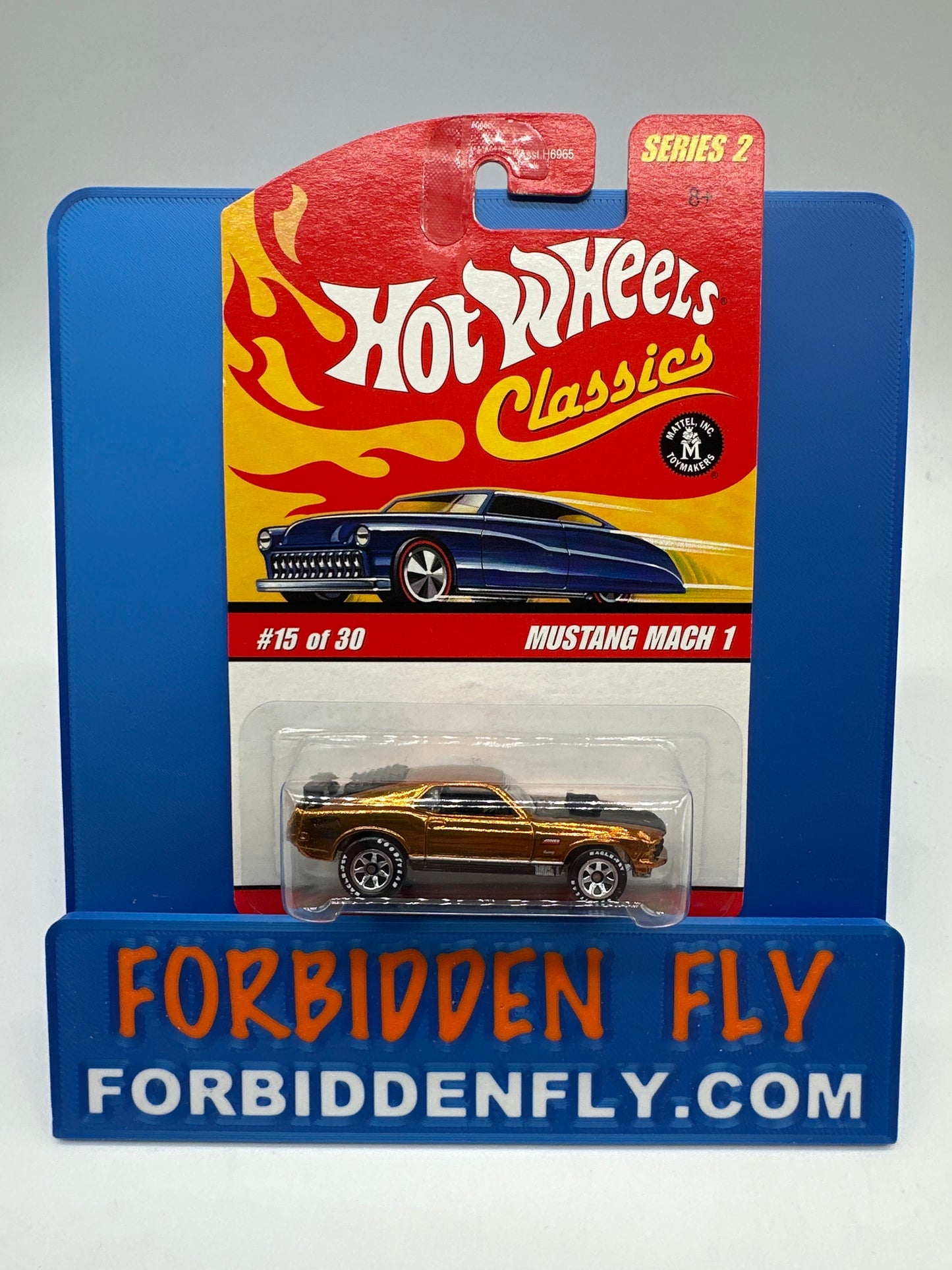Hot Wheels Classics - Series 2 #15 of 30 - Gold Mustang Mach 1