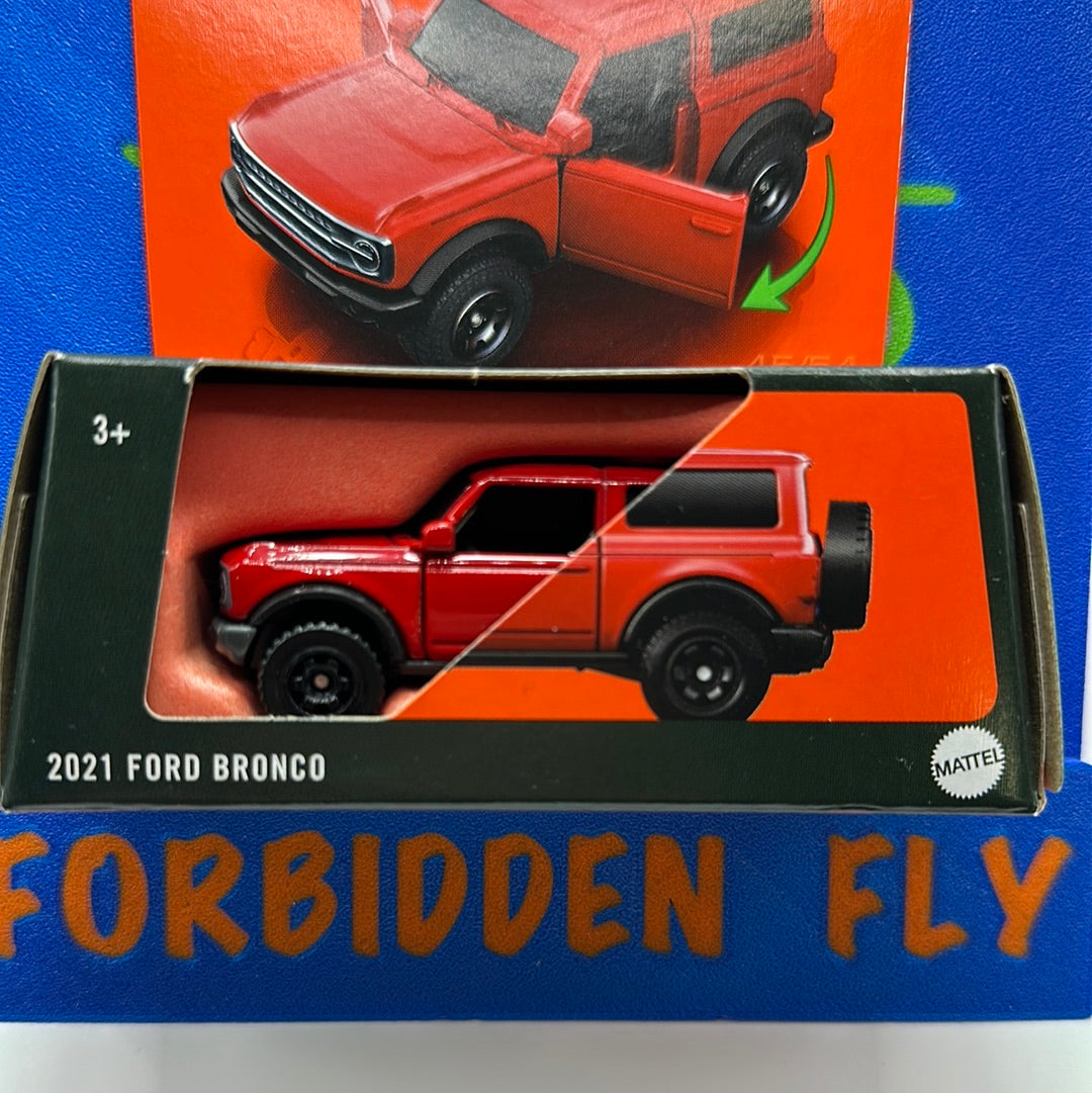 Matchbox Moving Parts Series - 2021 Ford Bronco - Red