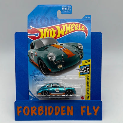 Hot Wheels 2021 Super Treasure Hunt - Teal Gulf Porsche 356 Outlaw