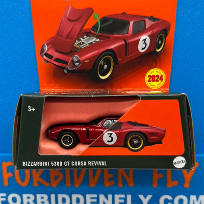 Matchbox Moving Parts Series 2024 - Bizzarrini 5300 GT Corsa Revival - Red