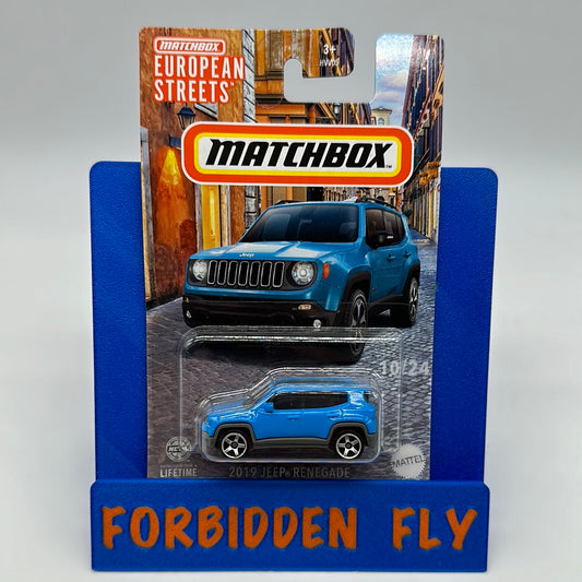 Matchbox Mainline - 2024 European Streets Series Mix B - #10/24 - 2019 Jeep Renegade - Blue