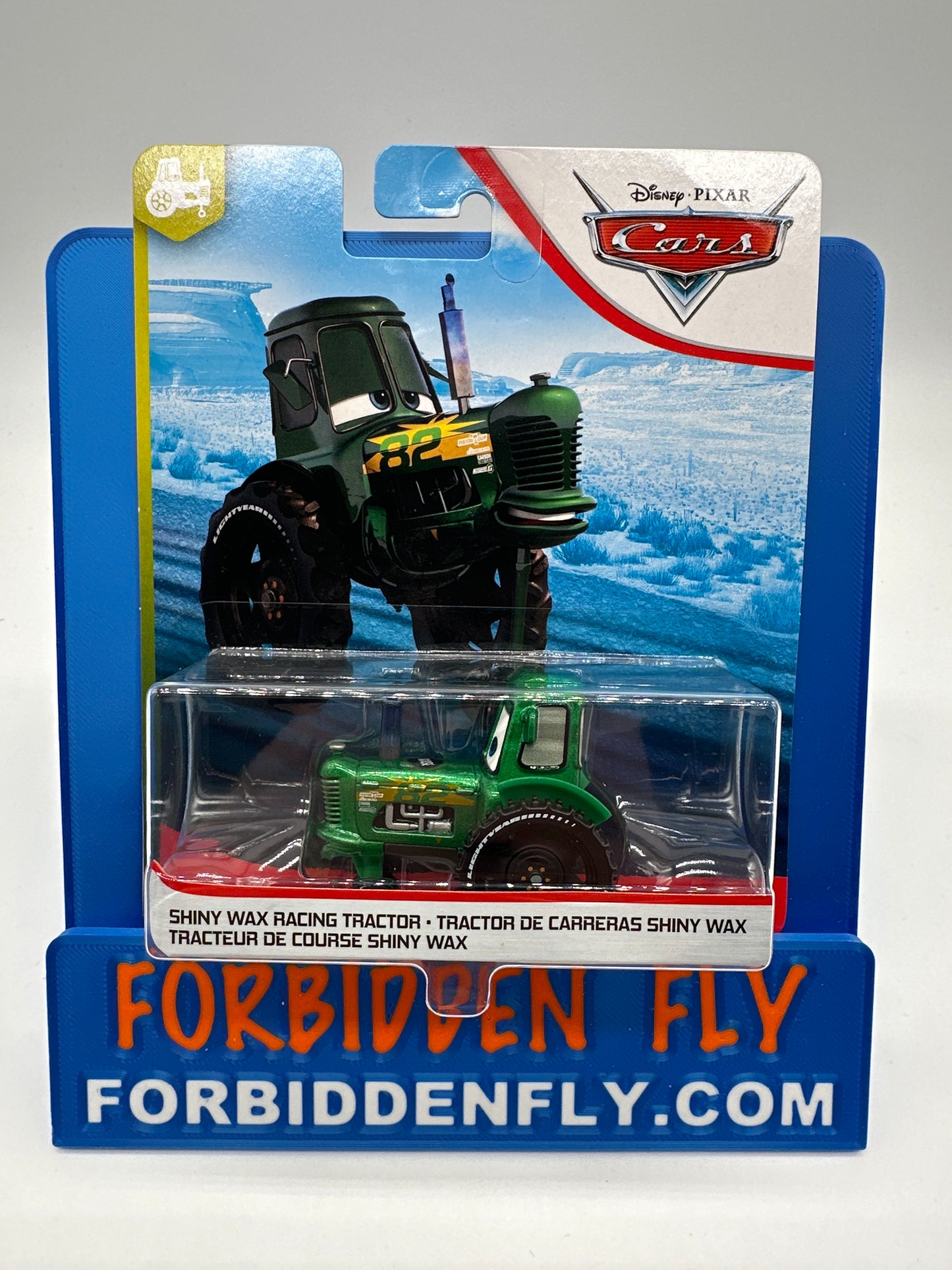 Disney Pixar Cars Movie - Tractor Training Series - Shiny Wax Racing Tractor
