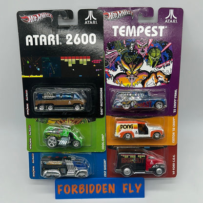 Hot Wheels Premium - Pop Culture 2012 Atari Series - Set of 6