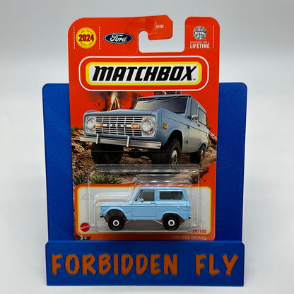 Matchbox - 2024 Mainline #29/100 - 1970 Ford Bronco - Blue