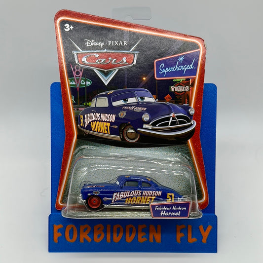 Disney Pixar Cars Movie - Supercharged - Fabulous Hudson Hornet w/ Red Wheels