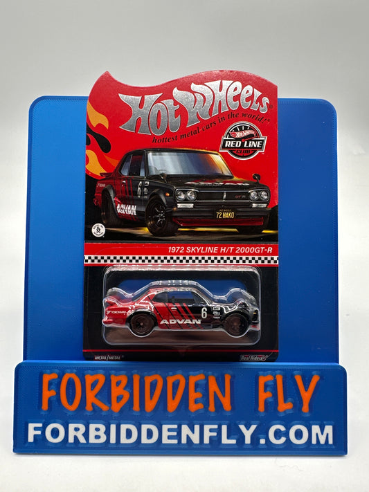 Hot Wheels RLC Red Line Club Release - Advan 1972 Nissan Skyline H/T 2000GT-R