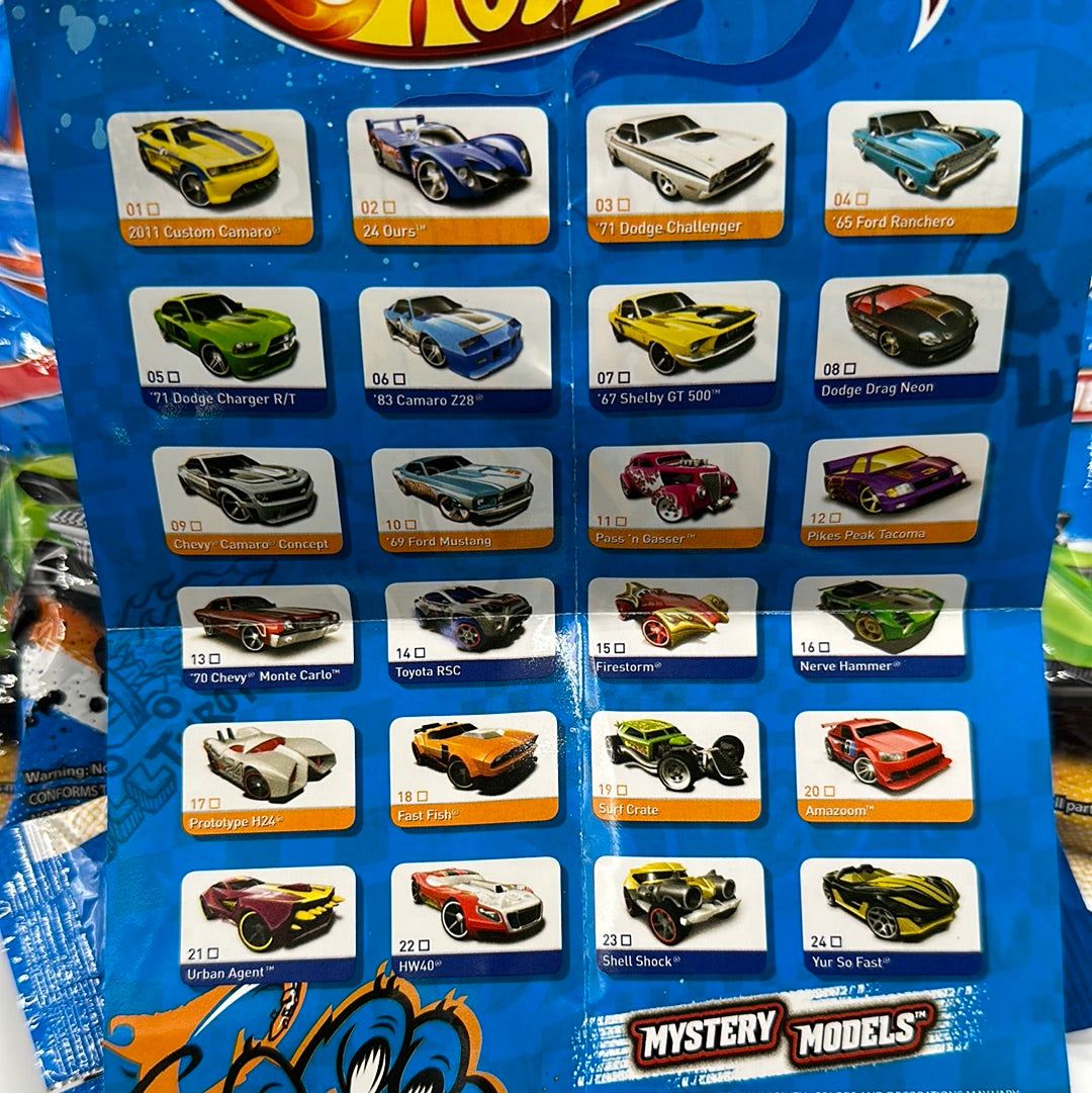 Hot Wheels 2011 Mystery Models - Complete Set of 24