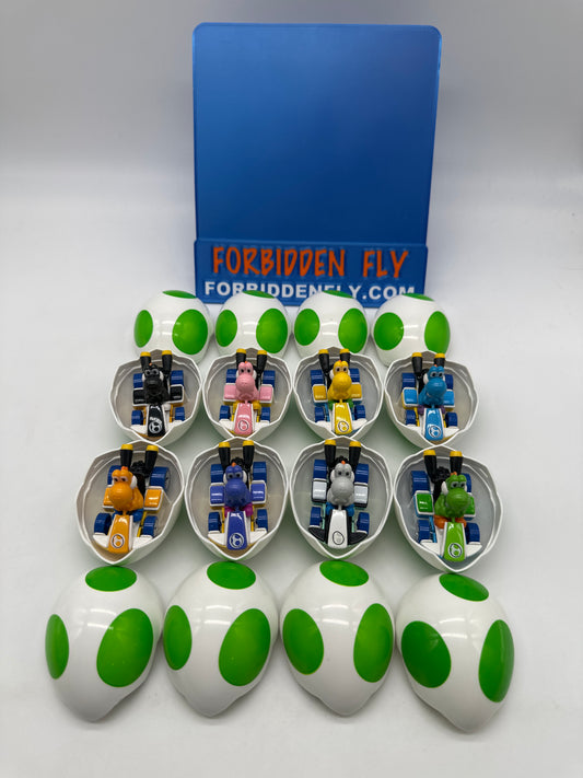 Hot Wheels Mario Kart - Yoshi Eggs Series - Complete Set Of 8