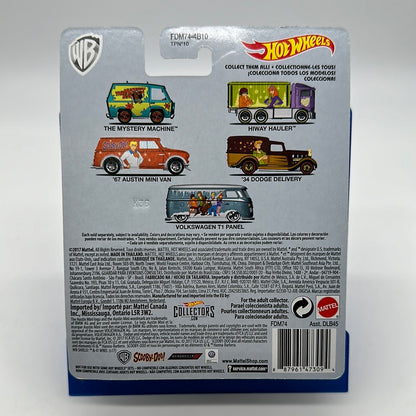 Hot Wheels Premium - Pop Culture Warner Brothers Scooby-Doo Series Single - #5/5 - Volkswagen T1 Panel