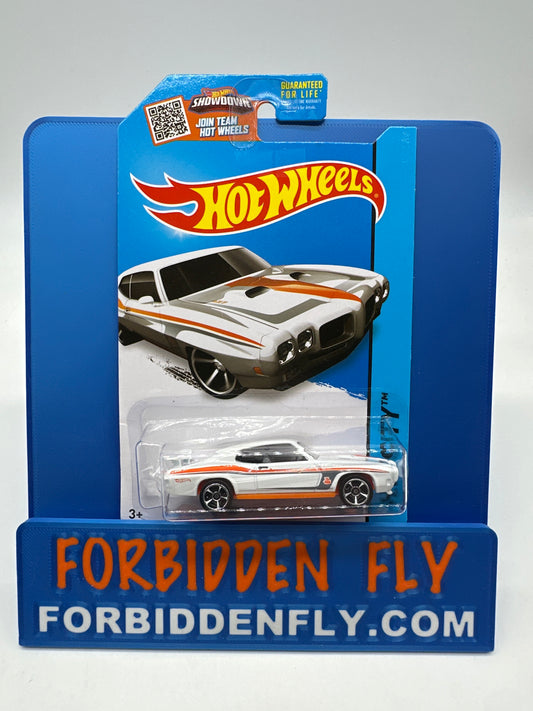 Hot Wheels Mainline - 2015 Kroger Exclusive - White/Orange ‘70 Pontiac GTO Judge