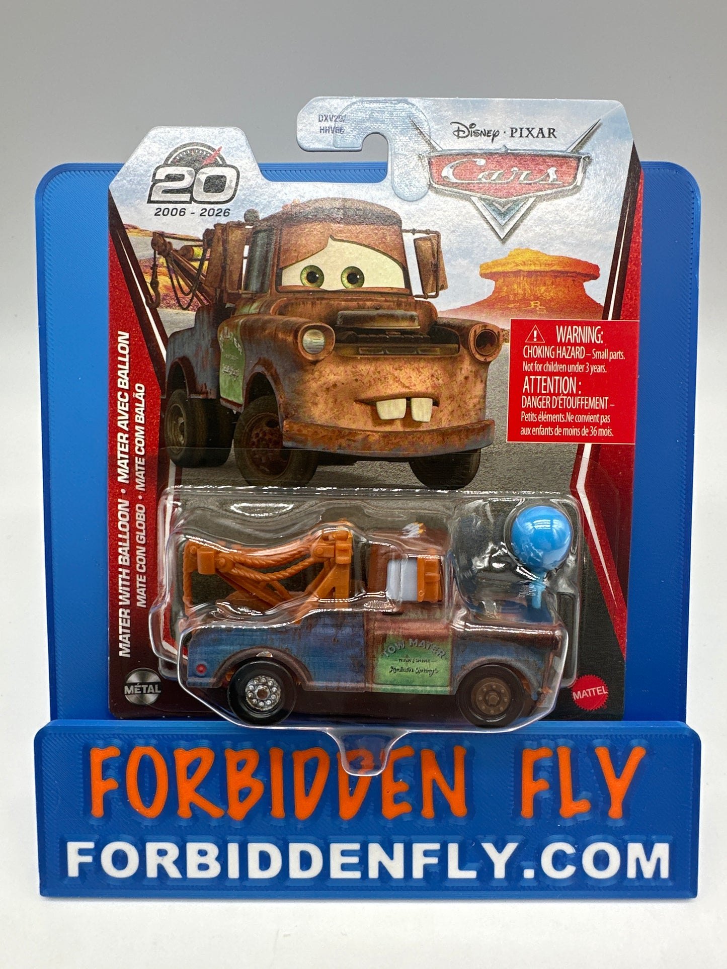 Disney Pixar Cars Movie - 20 Year Anniversary Release - Mater with Balloon