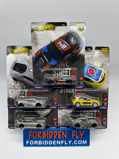 Hot Wheels Car Culture -  2024 Slide Street 2 Premium Set of 5