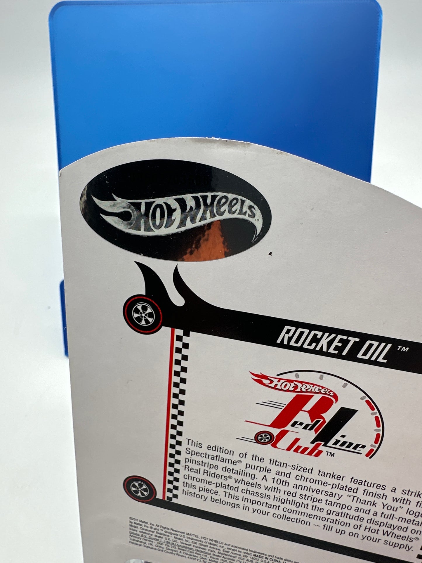 Hot Wheels RLC 2011 Red Line Club Release - Purple Rocket Oil