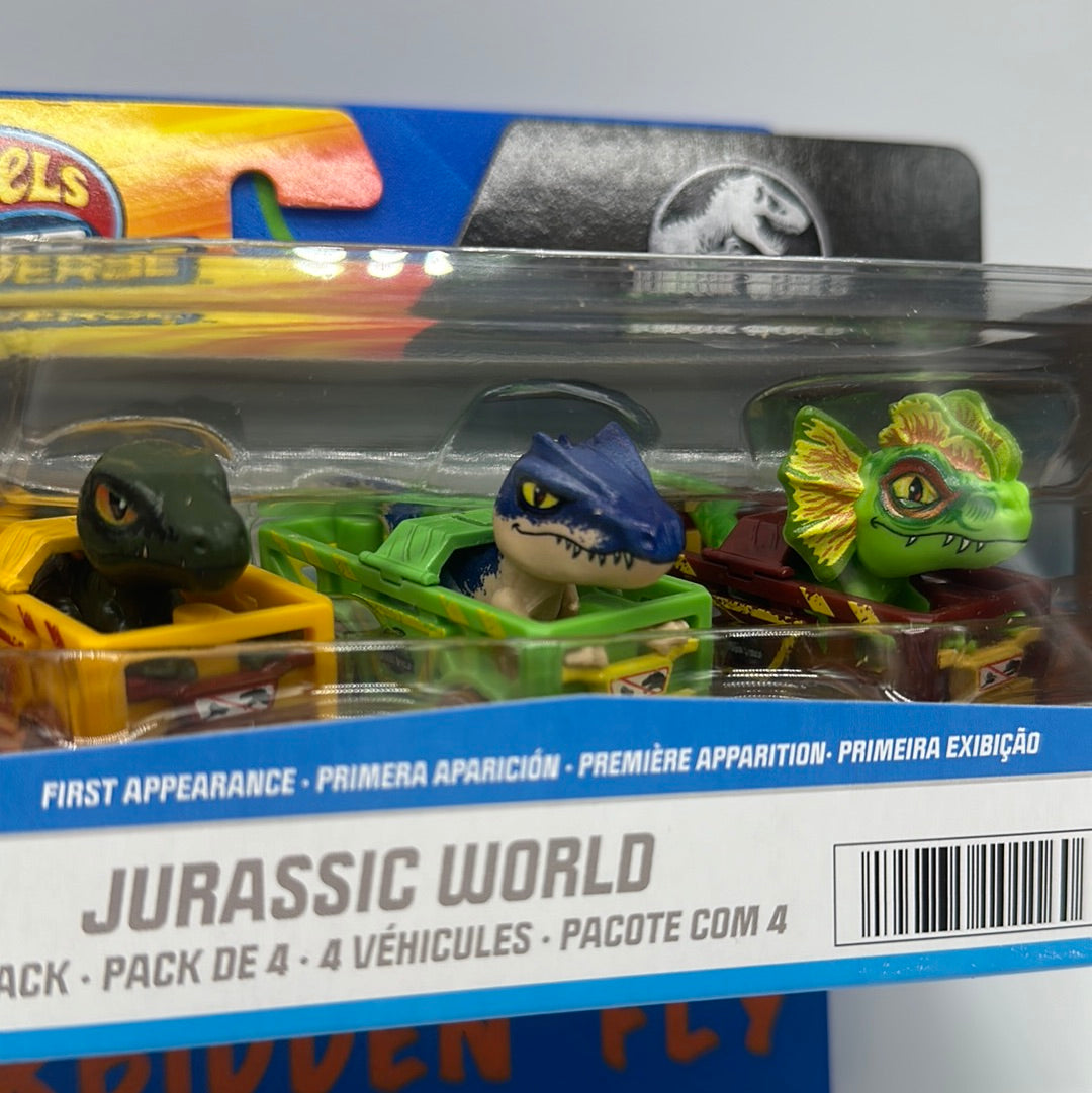 Hot Wheels - 2023 Racer Verse - Jurassic World 4 Pack