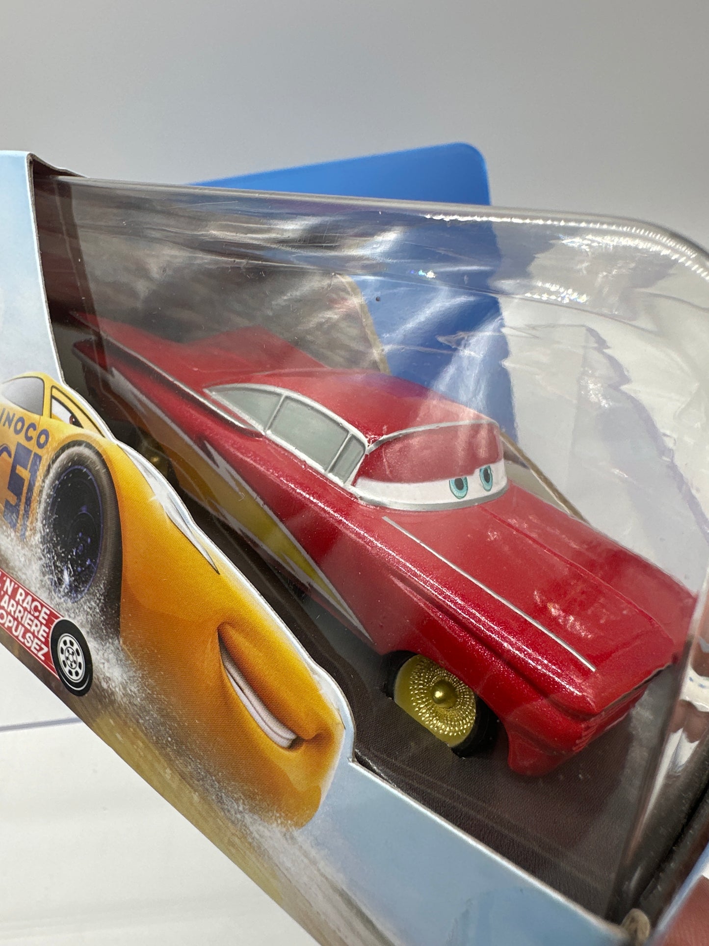 Disney Pixar Cars Movie - Disney Store Parks 1:43 Exclusive “Pull ‘n’ Race” Pullback Racing Action - Lightning Ramone
