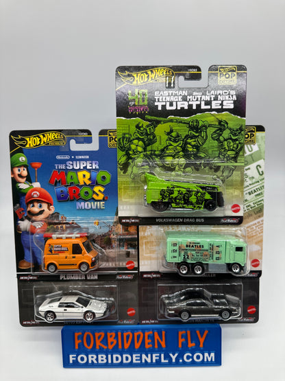 Hot Wheels Premium - Pop Culture 2024 Mix D - Set of 5